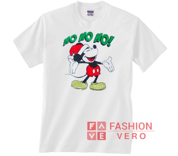 Mickey Mouse Christmas Ho Ho Ho Unisex adult T shirt