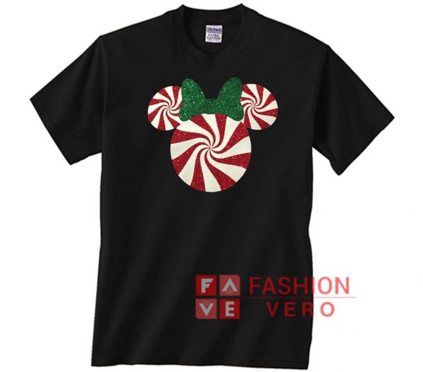 Minnie Mouse Christmas Peppermint Unisex adult T shirt