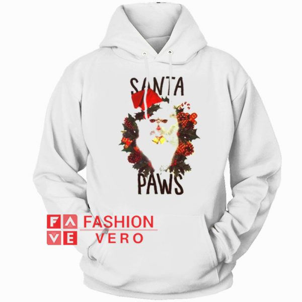 Santa Paws Cat Hoodie - Unisex Adult Clothing