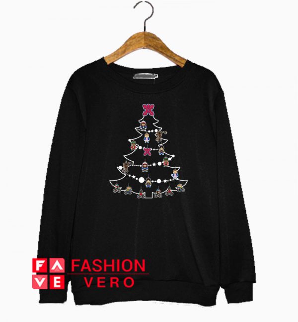 Stranger Things Christmas Tree Baubles Sweatshirt