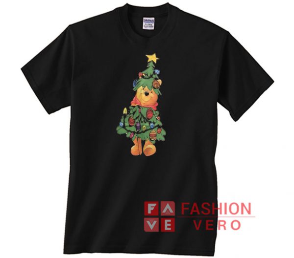 Winnie the Pooh Christmas Tree Unisex adult T shirt