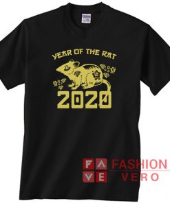 Chinese Zodiac Year Of The Rat 2020 Unisex adult T shirt