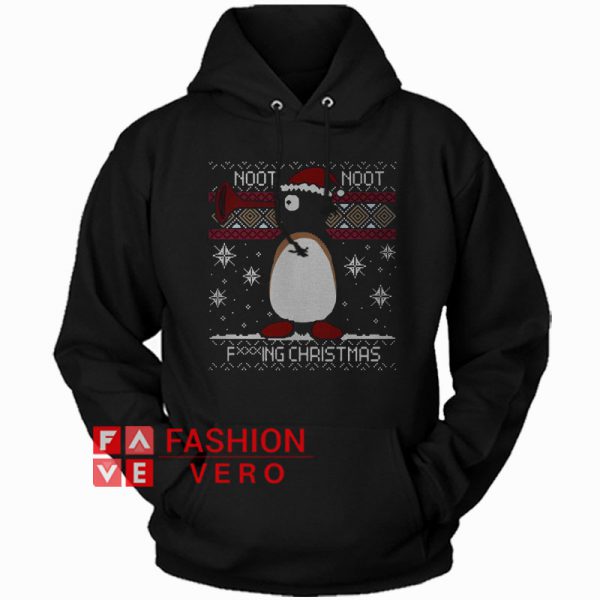 Pingu Noot Noot fucking Christmas Hoodie - Unisex Adult Clothing