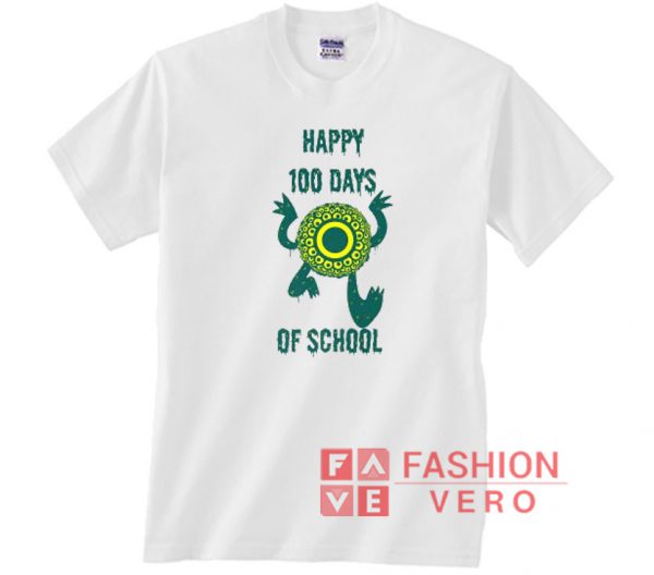 100 Days of School Monster Unisex adult T shirt