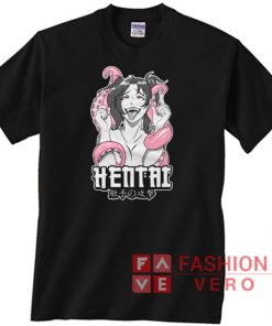 Ahegao face lewd anime girl gift for Hentai otaku Unisex adult T shirt