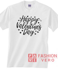 Happy Valentines Day Letter Unisex adult T shirt