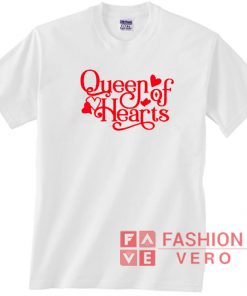 Queen Of Hearts Valentine Unisex adult T shirt