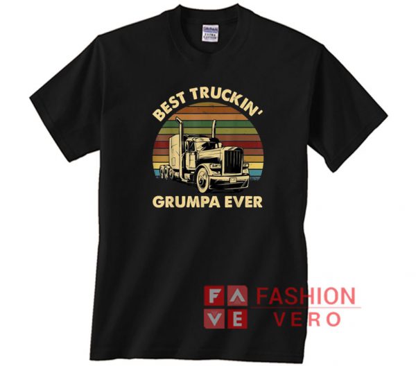 Vintage Best Truckin Grumpa Ever Unisex adult T shirt