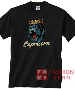 Capricorn Queen Gorilla Zodiac Unisex adult T shirt