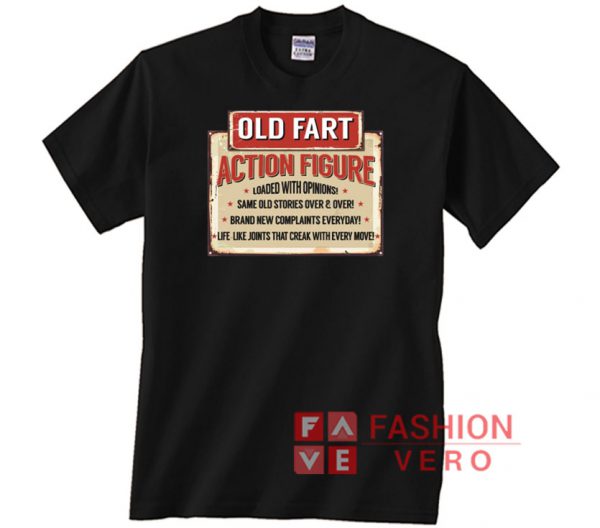 Old Fart Action Figure Unisex adult T shirt