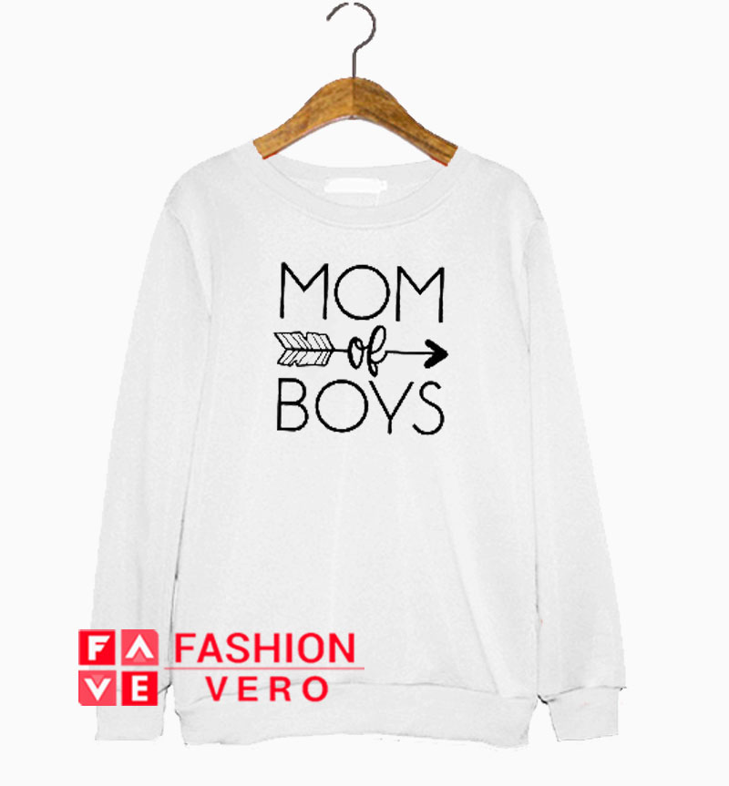 mom of boys sweatshirt