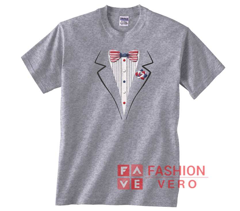 tuxedo print shirt