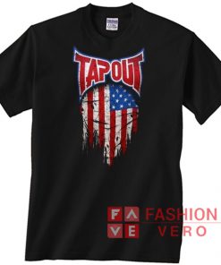 TAPOUT USA FLAG Unisex adult T shirt