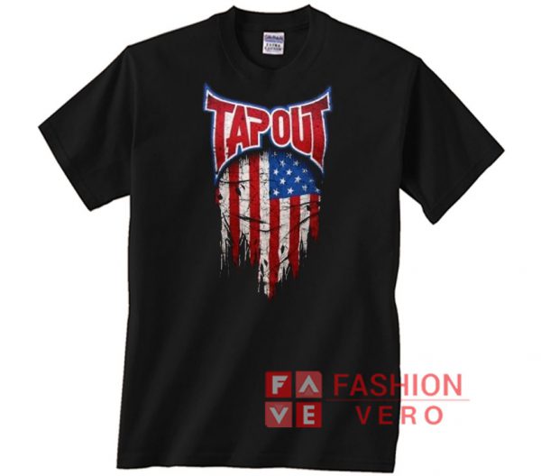 TAPOUT USA FLAG Unisex adult T shirt