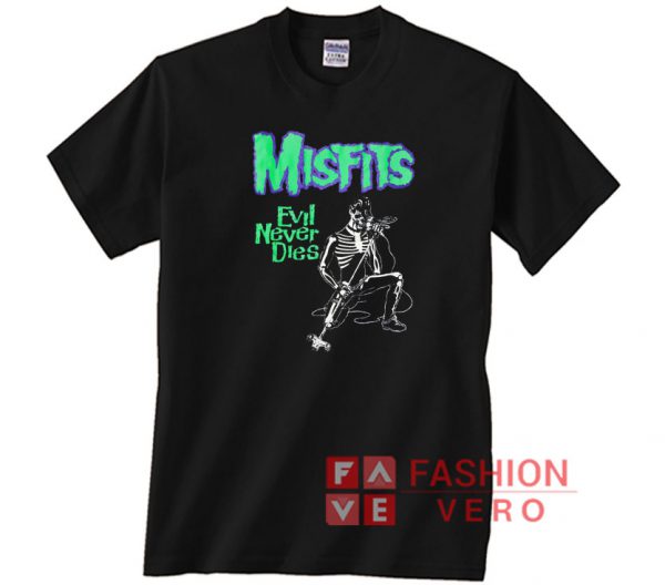 1980s Misfits Evil Never Dies Unisex adult T shirt