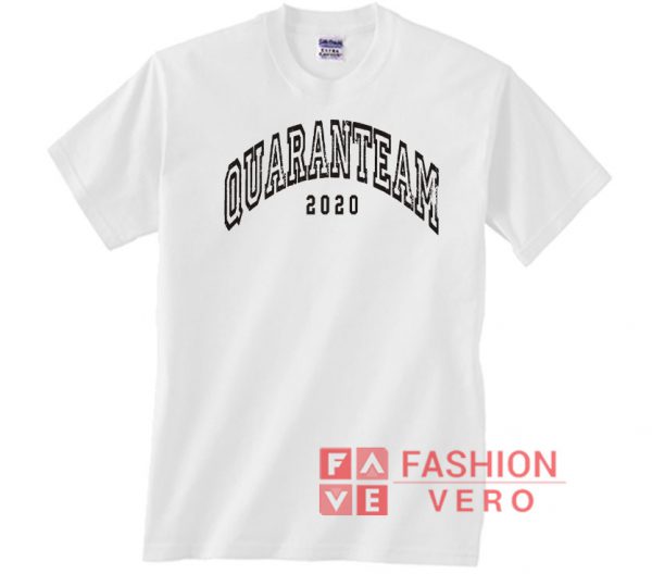 Quaranteam 2020 Vintage Font Logo Unisex adult T shirt