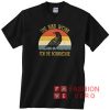 The Birds Work For The Bourgeoisie Vintage Sunset Unisex adult T shirt