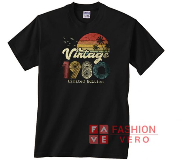Vintage 1980 Limited Edition Palm Unisex adult T shirt