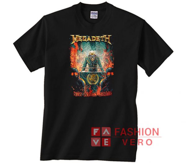 FEA Megadeth New World Order Unisex adult T shirt