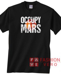 Occupy Mars Font Vintage Unisex adult T shirt