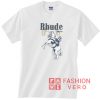 Rhude Paraiso Rainbow Horse Logo Unisex adult T shirt
