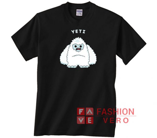 Yeti Face Cute Unisex adult T shirt