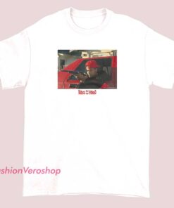 Unisex adult T-shirt with a graphic referencing the movie 'Boyz n the Hood,' illustrating the scene where Ricky gets shot, capturing a powerful moment from the film