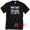 Blue Lives Matter Vintage Letters Unisex adult T shirt