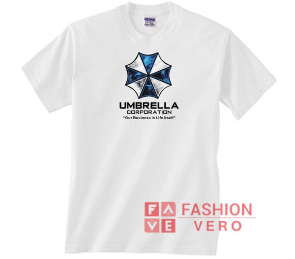 Blue Umbrella Corporation Logo Unisex adult T shirt