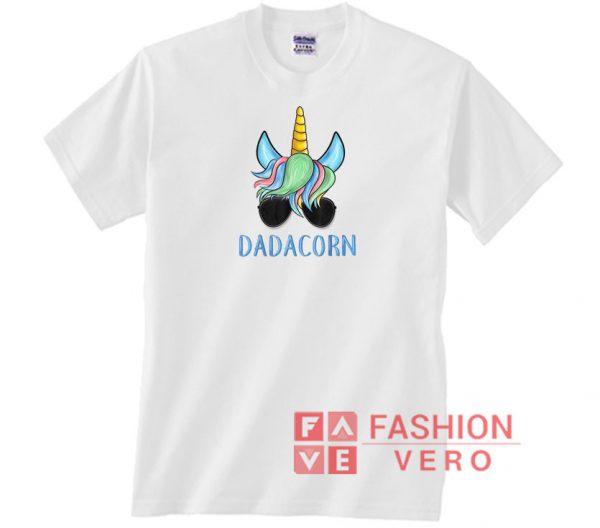 Dadacorn Unicorn Draw Cute Unisex adult T shirt