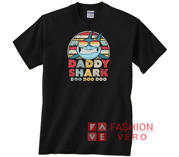 Daddy Shark Doo Doo Doo Face Angry Vintage Unisex adult T shirt
