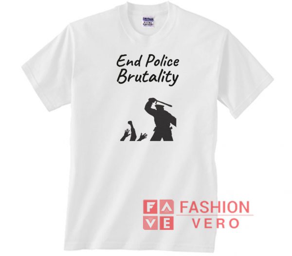 End Police Brutality Draw Unisex adult T shirt