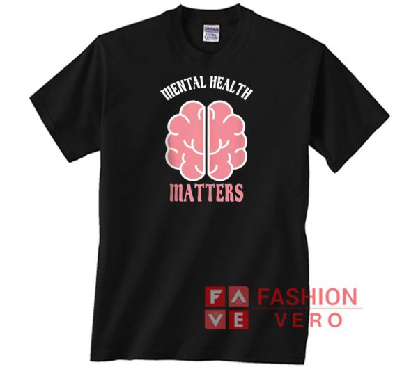 Mental Health Matters Brain Cute Unisex adult T shirt