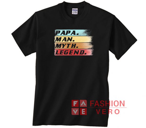 Vintage Hipster Papa Man Myth Legend Unisex adult T shirt