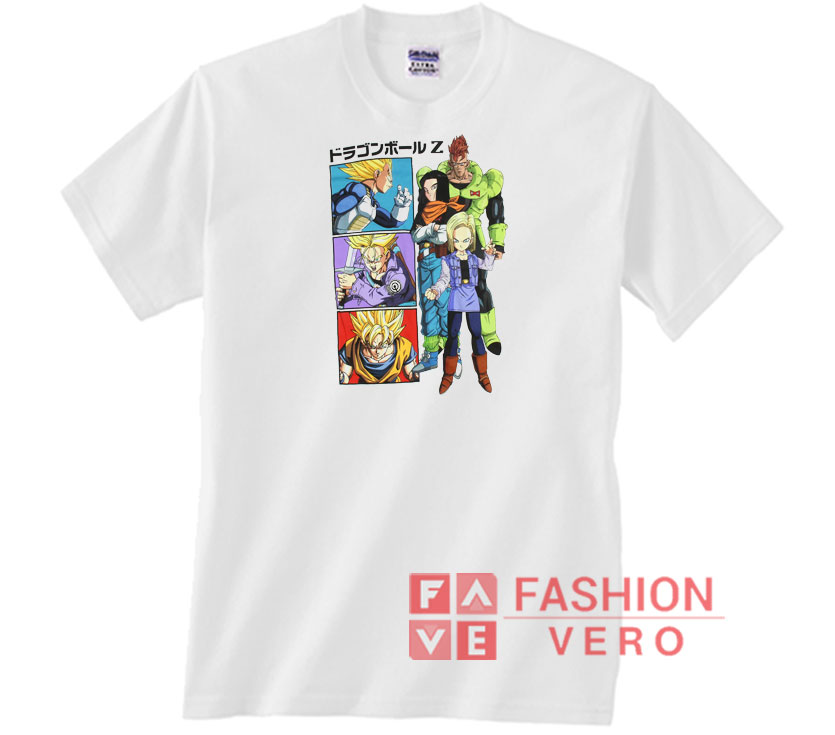 Dragon Ball Z Android Saga Characters Unisex Adult T Shirt Dragon Ball Z Android Saga Characters Unisex Adult T Shirt