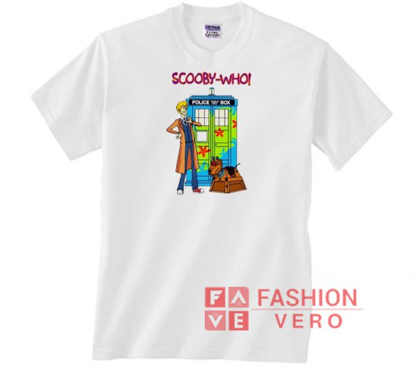 Scooby Who Scooby Doo and Dr Who Unisex adult T shirt