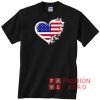 Snoopy Heart American Flag the 4th Of July Unisex adult T shirt