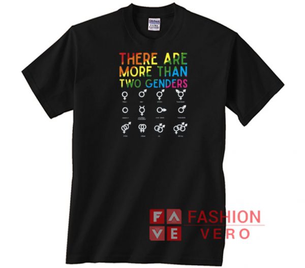 There Are More Than Two Genders Symbols T shirt