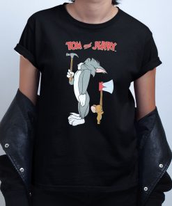 Tom and Jerry Hammer Axe T shirt