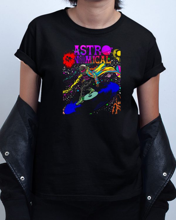 Travis Scott Astronomical Art T shirt