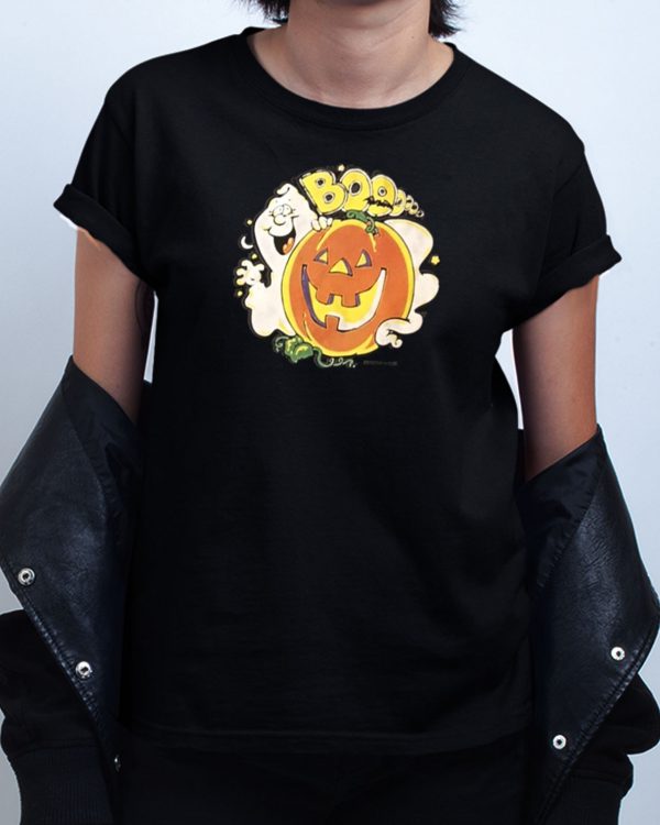 Vintage Boo Halloween Themed T shirt