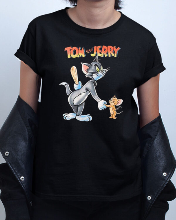 Vintage Tom and Jerry Shake Hand T shirt
