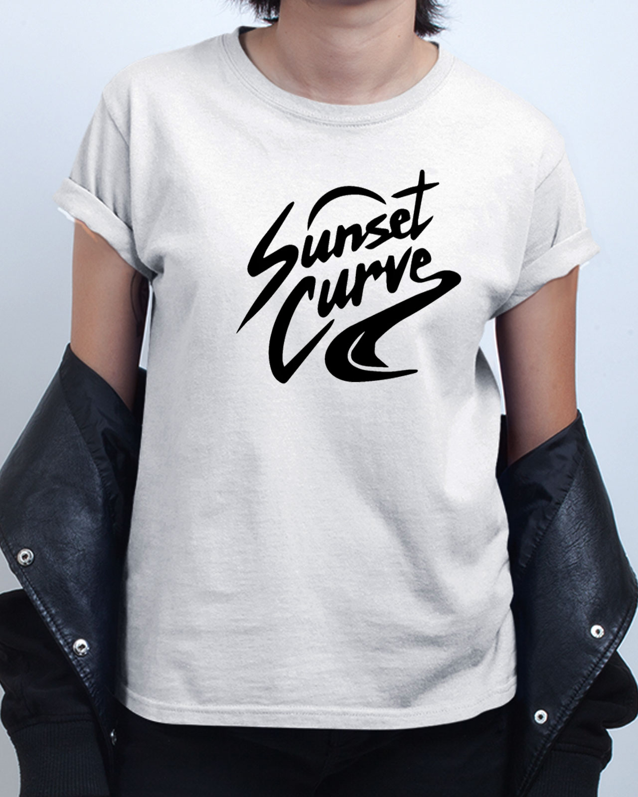 Sunset curve t shirt discount