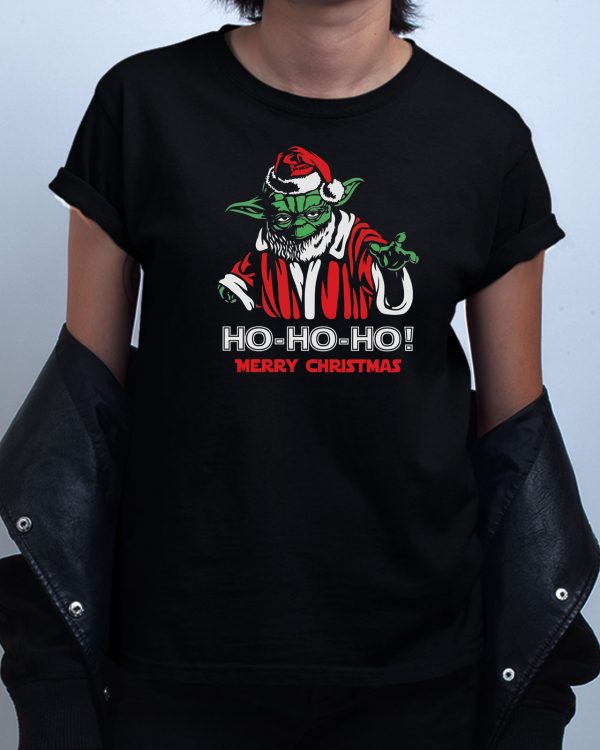 Baby Yoda Hohoho Merry Christmas T shirt