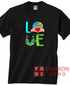 Cute Love Earth Day Planet Shirt