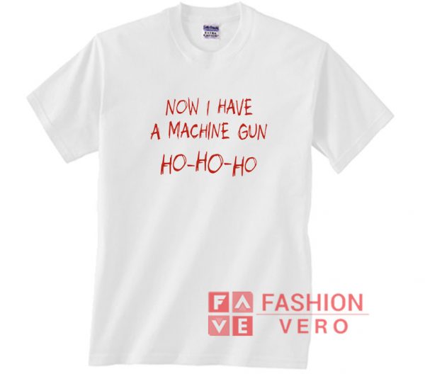 Die Hard Machine Gun Christmas Shirt