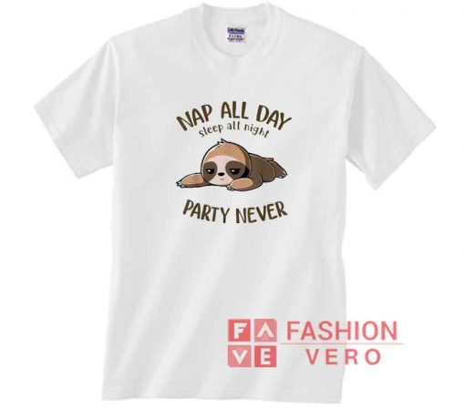 Funny Sloth Nap All Day Shirt