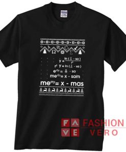 Merry Christmas Math Equation Ugly T-Shirt