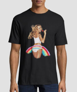 Album Merch Tour Mariah Carey Rainbow Shirt