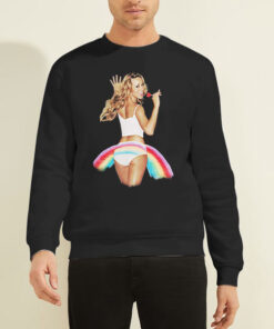 Album Merch Tour Mariah Carey Rainbow Sweatshirt